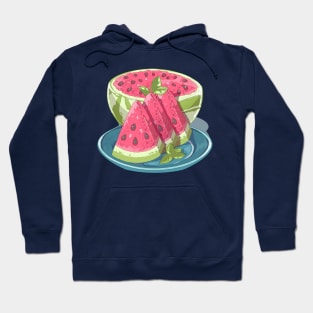 The cute delecious watermelon slices Hoodie